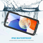 Lanhiem for Samsung Galaxy A14 5G Case, IP68 Waterproof Dustproof, Built-in - Image 4