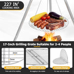 Stainless Steel Campfire Tripod - Image 5