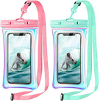 CACOE Universal Waterproof Phone case 2 Pcs-Up to 7.0", Phone Pouch by CACOE
