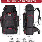 Hiking Backpack for Men 70L/100L Camping Backpack Military Rucksack Molle 3 - Image 2