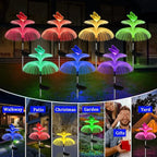 Weepong Solar Garden Lights Waterproof 3 Pack Solar Lights Outdoor Decorative 7 - Image 7