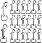Swivel Snap Hooks, Lucky Goddness 20pcs Metal Heavy Duty Square Eye Clasp by LuckyGoddness