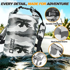 Waterproof Dry Bag, 5L/10L/20L/30L/40L Roll Top Lightweight Storage Backpack - Image 3