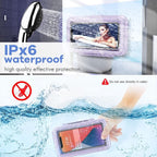 LC-dolida Shower Phone Holder Waterproof 480 Rotation Phone Stand Case Mount - Image 9