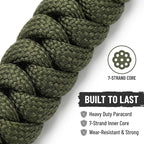 10 Pieces Paracord Zipper Pull Replacement Zipper Pulls Tab 4" Keychain - Image 3