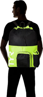 TYR Big Mesh Mummy Backpack for Wet Swimming, and Workout Gear - Image 2