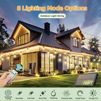 100FT Solar String Lights Outdoor Waterproof - Image 4