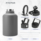 BJPKPK 50oz Stainless Steel Insulated Water Bottle, Vacuum Water Bottle - Image 4