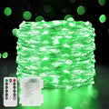 suddus Green Christmas Lights Battery Operatd, 66ft 200LED St Patricks Day by SUDDUS