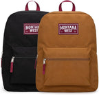 Montana West Backpack for Women Men 2 PCS Lightweight College Bookbags Casual by THEOFFICIALMONTANAWEST