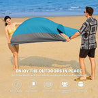 Famstar Beach Blanket Oversized Extra Large 10'X 9', Waterproof Sandproof Beach - Image 3