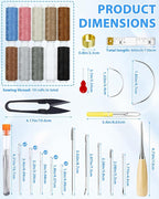 PLANTIONAL Upholstery Repair Sewing Kit, Heavy Duty Sewing Kit - Image 2
