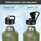 HASLE OUTFITTERS Half Gallon Insulated Water Bottles 64 oz, Stainless Steel - Image 4