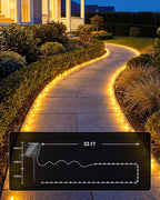 Minetom 2 Pack Solar Fairy Lights, Total 66Ft 200 LED Solar String Lights - Image 5
