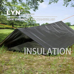 LYN Heavy Duty Emergency Blanket Survival Gear Waterproof Insulated Blanket - Image 6