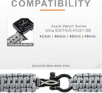 Savior Survival Gear Paracord Watch Band, Compatible - Image 3