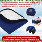 Tuanse 16 x 16 Inches Car Electric Blanket 12 Volt Heated Car Blanket - Image 3