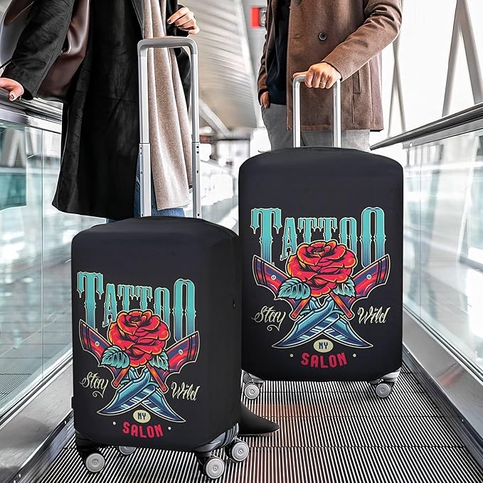 Explore Land Travel Luggage Cover Suitcase Protector Fits 23-26 Inch Case - Image 6