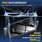 SPIDERCASE Upgraded for Samsung Galaxy S24 Ultra Case Waterproof, Built-in - Image 3
