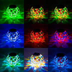 WSgift Color Changing Solar Powered Glass Mosaic Ball Led Garden Lights - Image 2