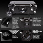 NANUK Trail 30 – 28.5L Waterproof Storage Box – Wheeled and Modular Cargo Case - Image 3