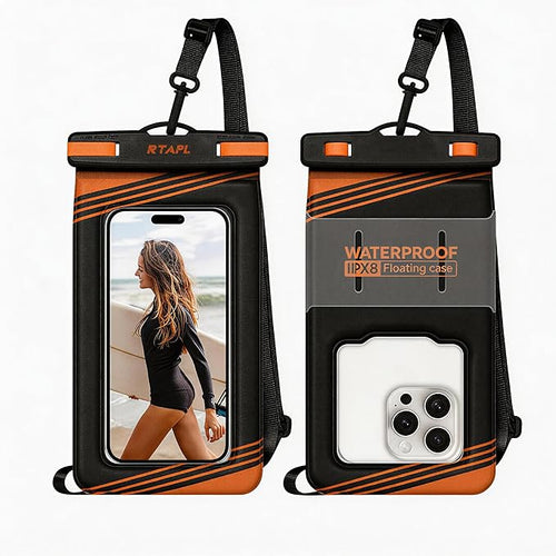 2 Pack IPX8 Floating Waterproof Phone Pouch by Unknown