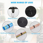 30 ft x 3/4 inch Hook and Loop Roll, Reusable Fastening Cable Ties, Office and - Image 6