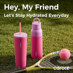CAROTE 19 oz One-Click Open Insulated Water Bottle & 21 oz Tumblers - Image 8