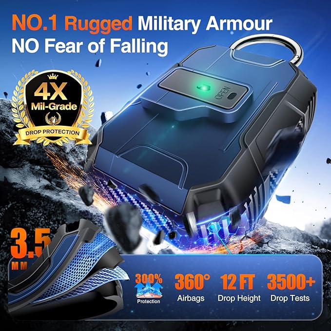 Armoured Heavy Duty for AirPods Pro3 Generation Case - Image 2