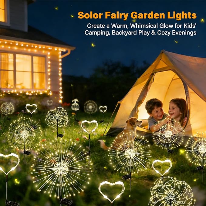 Solar Garden Lights Outdoor Decor Waterproof, Fairy Lights Solar Powered - Image 8