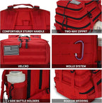Sparklekle Military Tactical Backpack 45L 3 Day Assault Pack Waterproof Molle - Image 4