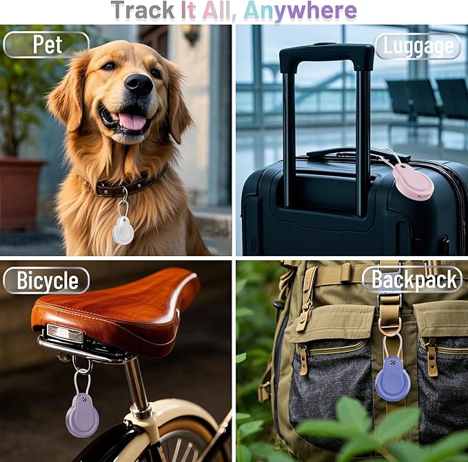 Airtag Holder, IPX8 Waterproof Keychain, Airtags Holder - Image 6