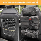 MAIKER 2pcs Tactical Seat Back Molle Panel Compatible - Image 2