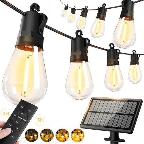 148ft-Solar-Powered-Lights-Outdoor-Waterproof-String by Unknown
