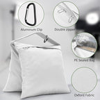 4 Packs White Sandbag Weight Bags - Image 3