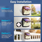 CLAONER Solar Lights Outdoor, Motion Sensor Lights 3 Working Modes - Image 6