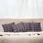 Ambesonne Mardi Gras Decorative Throw Pillow Case Pack of 4, Antique Old - Image 6