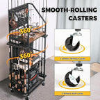 SOYEEZE Fishing Rod Holders for Garage, Fishing Pole Holders Up to 12 Rods - Image 8
