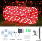 Solar Rope Lights, 66ft 200LED Solar String Lights, 8 Modes Waterproof Solar - Image 3