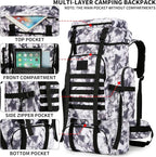 Hiking Backpack for Men 70L/100L Camping Backpack Military Rucksack Molle 3 - Image 3