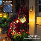X-PREK Solar Garden Lights Outdoor Lanterns Decoration, Metal Solar Watering - Image 3