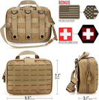 LIVANS Tactical Molle Medical Pouch - Image 2