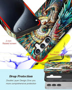 Compatible for Samsung Galaxy A37 5G Case, Dual Layer Heavy Duty 2 in 1 - Image 3