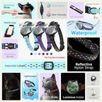Waterproof Airtag 2nd & 1st Cat Collar, Breakaway Cat Airtag Collar - Image 2
