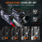 BIBIRE Night Vision Goggles, Head Mounted Night Vision Monocular 8X Digital - Image 4