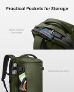 tomtoc Travel Backpack 28L, TSA Friendly Flight Approved Carry-on Luggage - Image 7