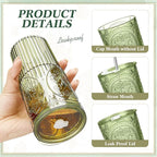 8 Set 20oz Vintage Plastic Tumbler - Image 3