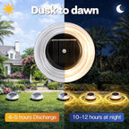 Solar Ground Lights 8 Pack Landscape Lighting 3000K Solar Lights Outdoor IP67 - Image 5