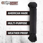 Rope Ratchet 1/8" 50 ft Braided Polyester Utility Cord, Weather Resistant - Image 5