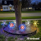 Anordsem Solar Garden Lights Outdoor: Bendable Copper Wire - Image 7